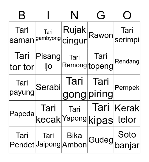 ENAEUNWOO97 Bingo Card