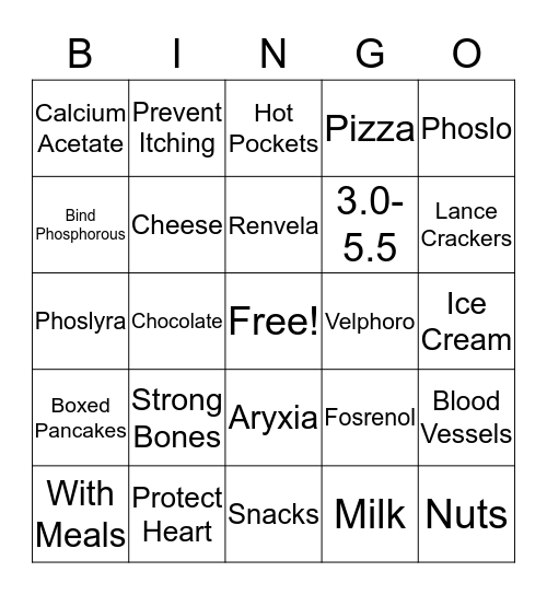 Why Binders? Bingo Card