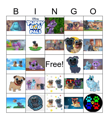 Bingo's Bingo Card