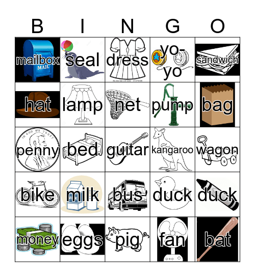 Wordlist review Bingo Card