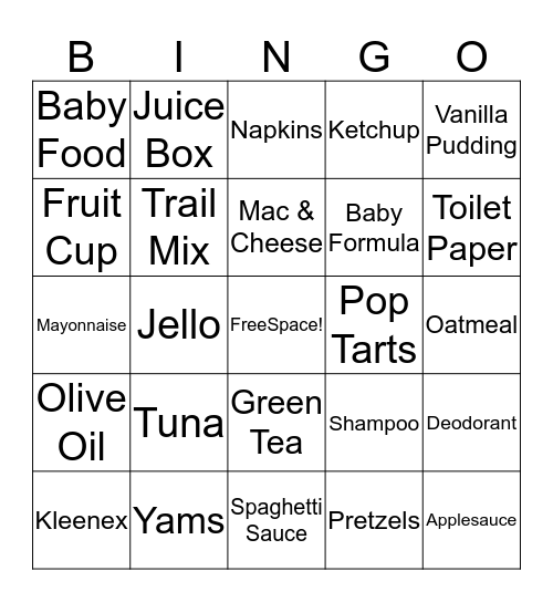 Community Day Bingo Card