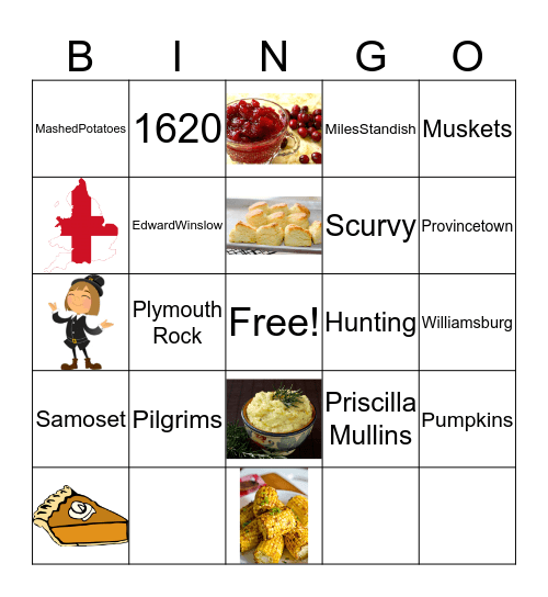 Turkey Bingo  Bingo Card