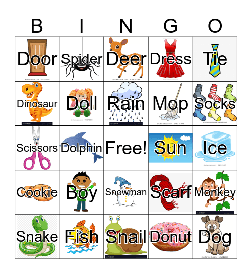 Alphabet Bingo Card