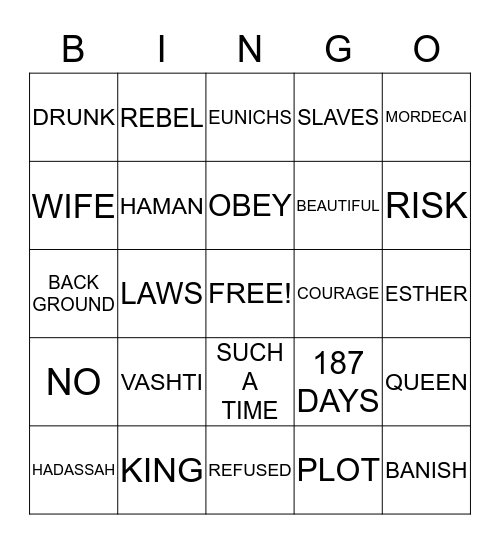ROYAL PRINCESS Bingo Card