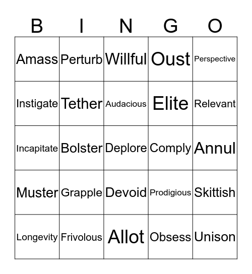 Kayla's Bingo Board Bingo Card