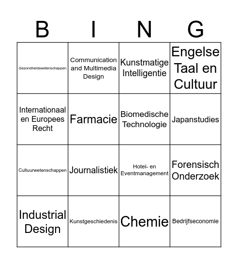 LOBinga Bingo Card