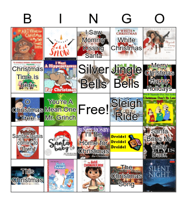 Holiday Bingo Card