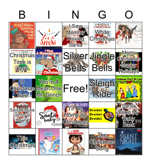 Holiday Bingo Card