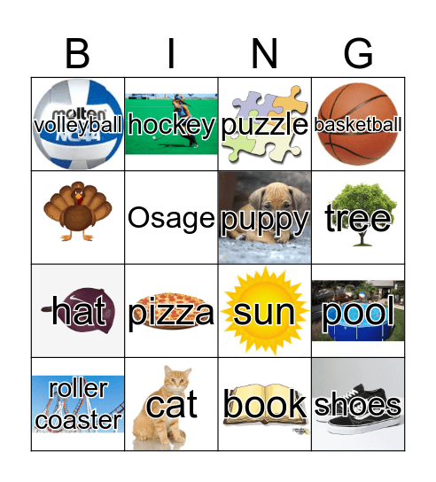 Bingo Card #2 Bingo Card