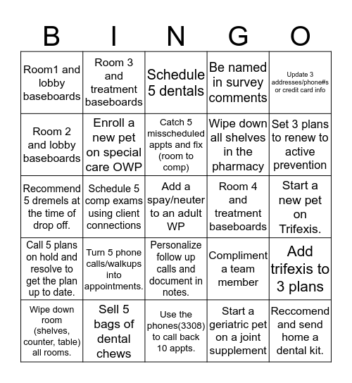 Leah's Bingo Card :) Bingo Card