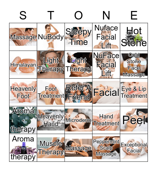 Hand & Stone BINGO  Bingo Card