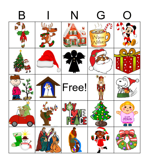 Christmas Bingo Card