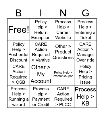 HD Wrap - BINGO Card