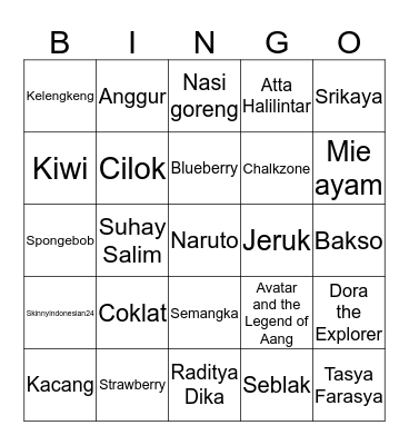 FEL2CITY 7/11/18 Bingo Card