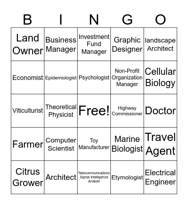 Applied Optimization Bingo Card