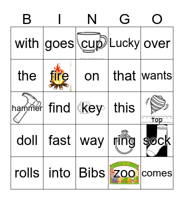Wordlist 8 Bingo Card
