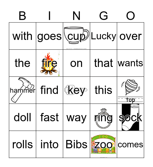 Wordlist 8 Bingo Card