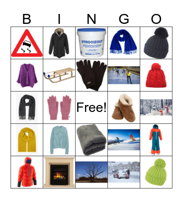 winter Bingo Card