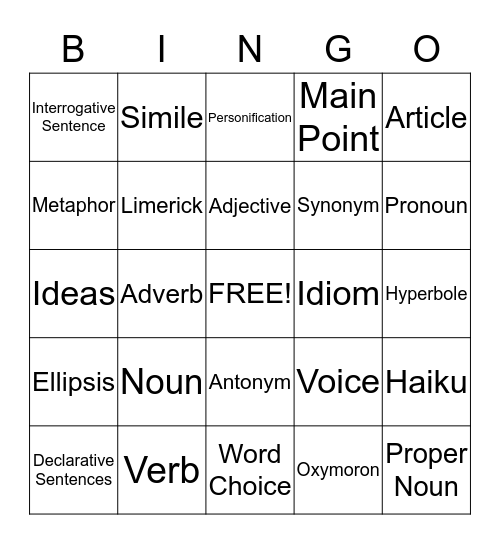 Fluffy Firey Kittens Bingo Card