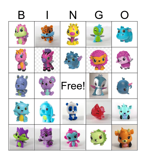 HATCHIMAL BINGO Card
