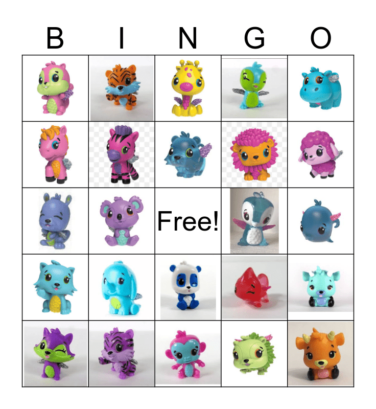 HATCHIMAL BINGO Card