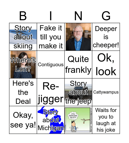 Twohey Bingo Card