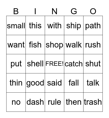 A Big Fish for Max Bingo Card