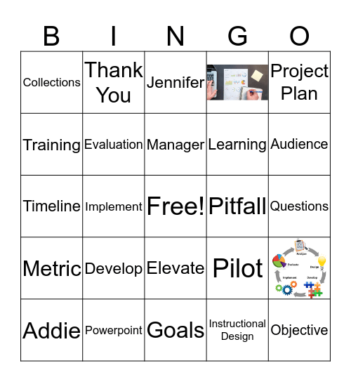 ELEVATE  Bingo Card