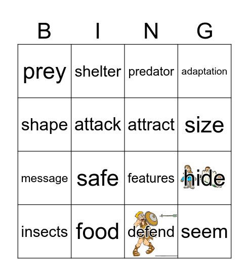 GR2 Unit2 Parts1&2 REACH C Bingo Card