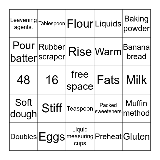 Be Bingo Card