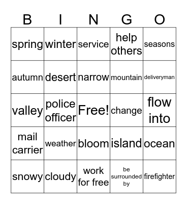 reading key-basic-1-unit-01/02/03 review Bingo Card
