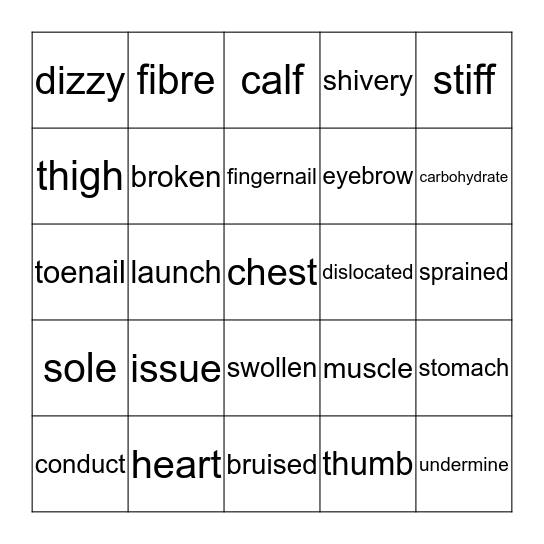Solutions Intermediate Units 3-4 Bingo Card