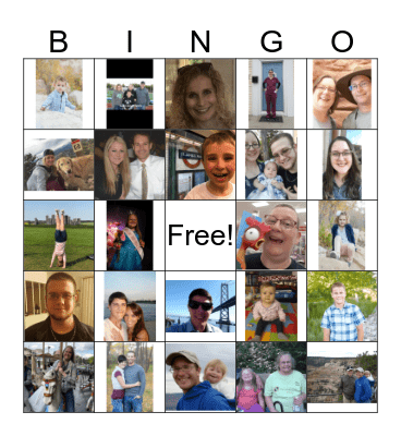 CLEGG FAMILY BINGO Card