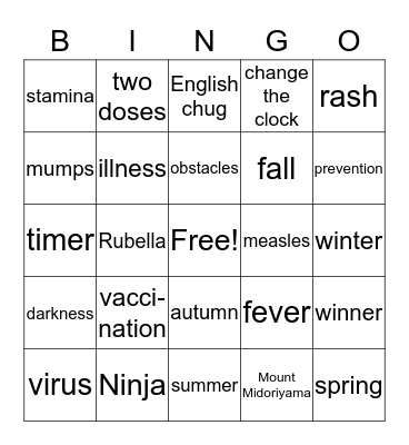 Cheitz VeKesher Bingo Card
