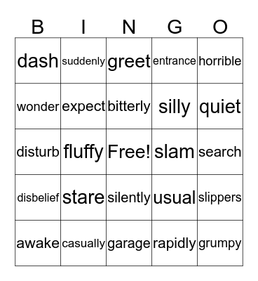 Emma's Birthday Bingo Card