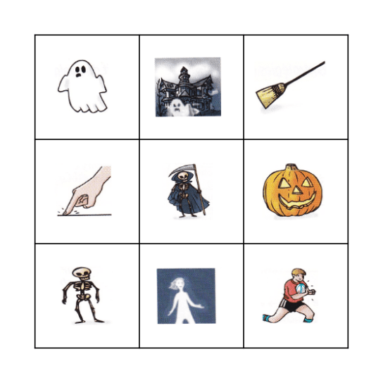 Halloween Bingo Card