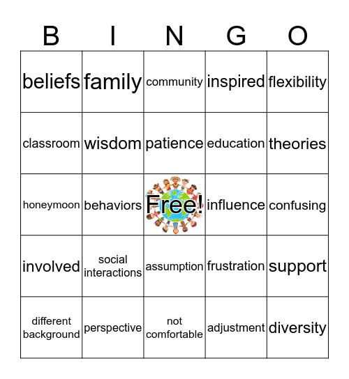 Culture SHOCKED Bingo Card