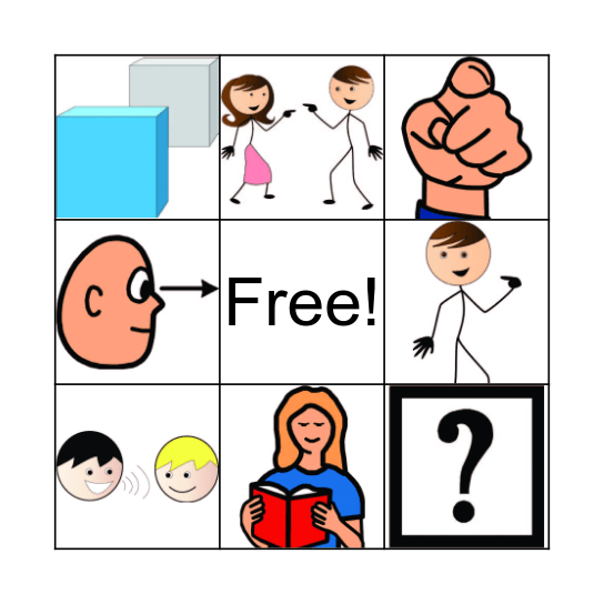 I Went Walking Bingo Card