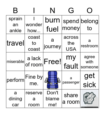 The L.A. Street Lions Bingo Card