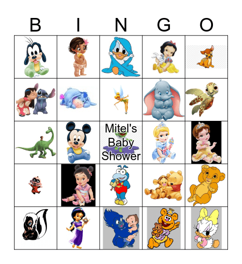 Disney Bingo Card