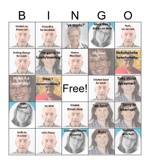 D Bingo Card