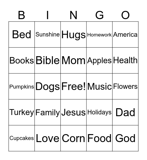 Morley Bingo Card