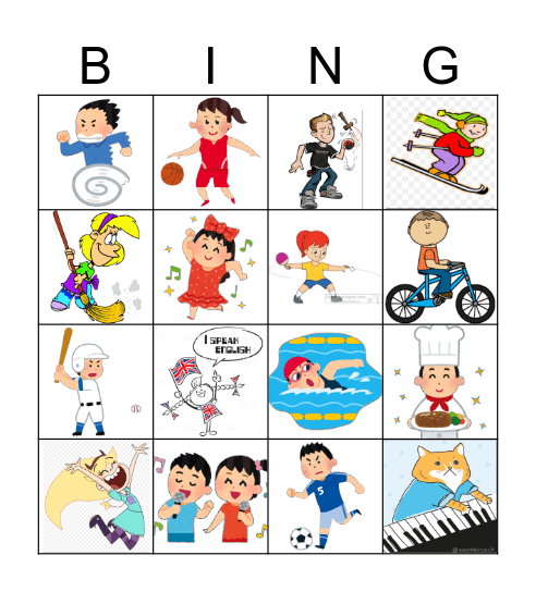 Can you? Yes I Can! Bingo Card