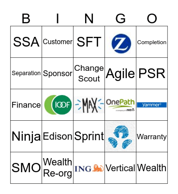 EDISON Bingo Card