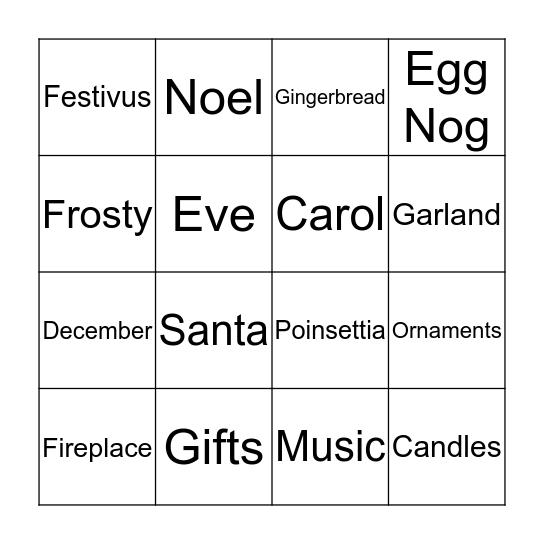 Veranova Bingo! Bingo Card