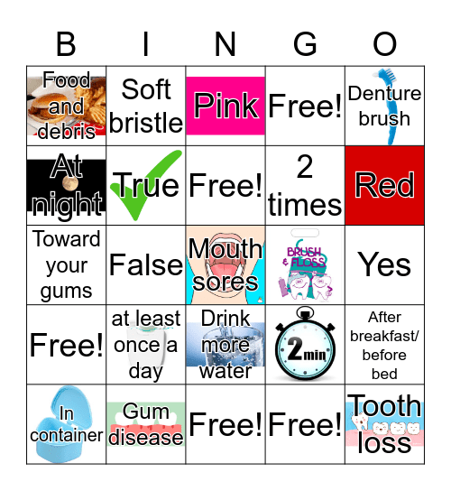 Every Tooth Counts Bingo Card