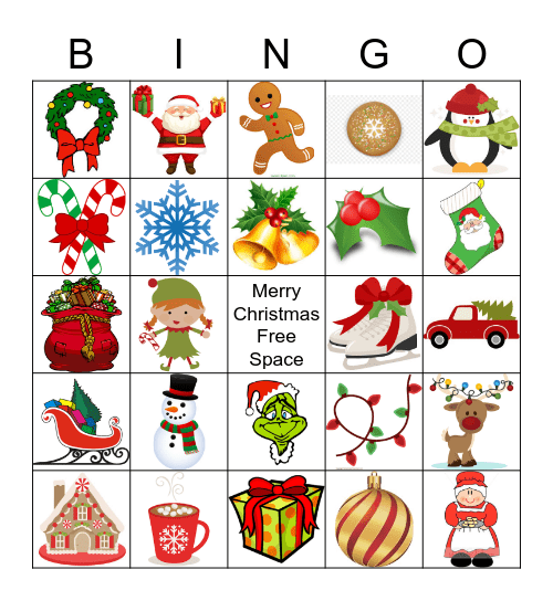SANTA Bingo Card