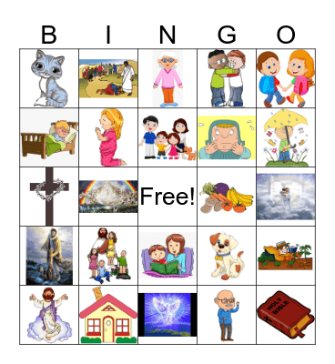 Thankful Bingo Card