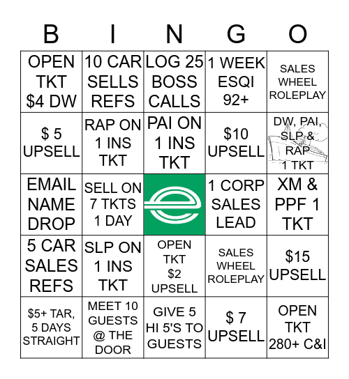 enterprise bingo Card