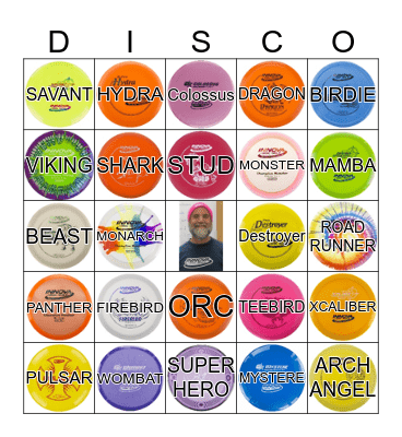 INNOVA DISCO BINGO Card